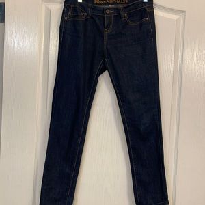 Blue Asphalt dark blue Jean an little stretch to them